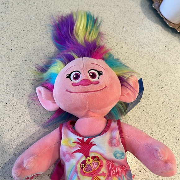 Build A Bear Dreamworks Trolls World Tour Poppy Rainbow Hair Working Song - Picture 4 of 8